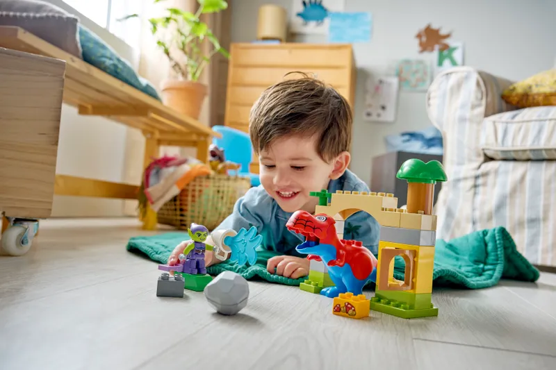 Dinosaur Spidey-Rex vs. Green Goblin