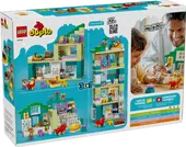 3 in 1 Modern Family House with Figures