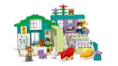 3 in 1 Modern Family House with Figures