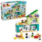 3 in 1 Modern Family House with Figures