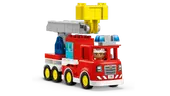 Fire Truck with Hose and Firefighter