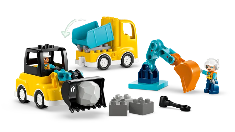 3 in 1 Construction Vehicles