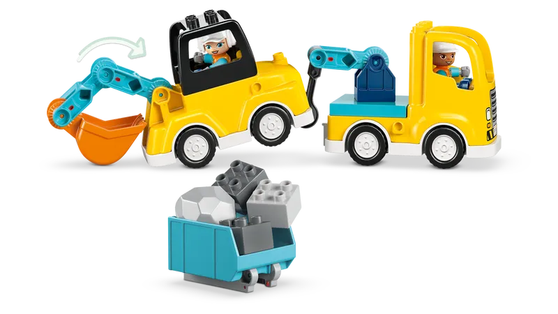 3 in 1 Construction Vehicles