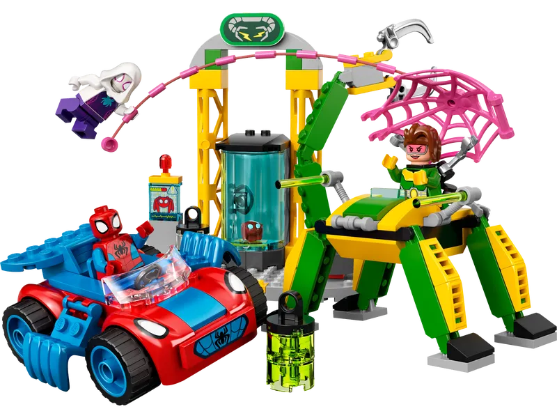 Spider-Man at Doc Ock's Lab