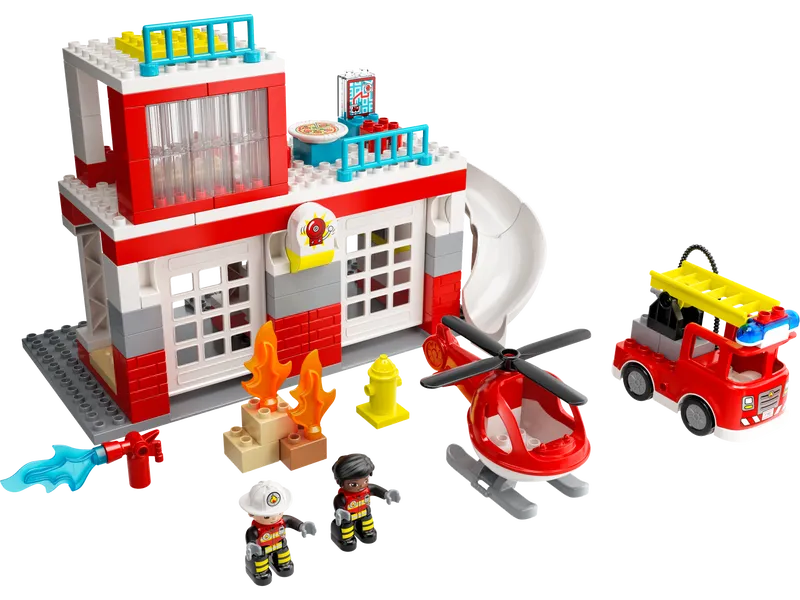 Fire Station & Helicopter