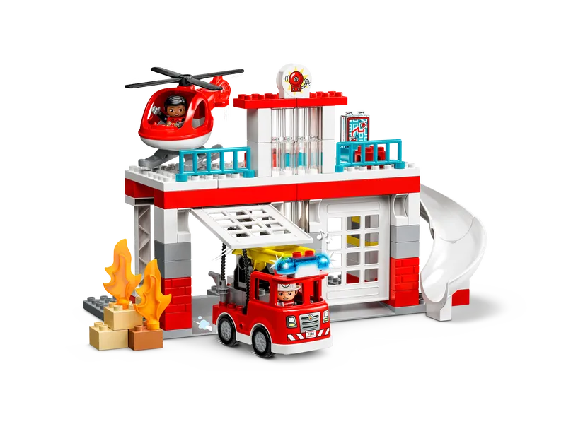 Fire Station & Helicopter
