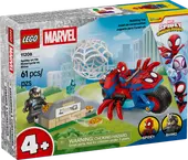 Spidey on his Motorcycle vs. Rhino