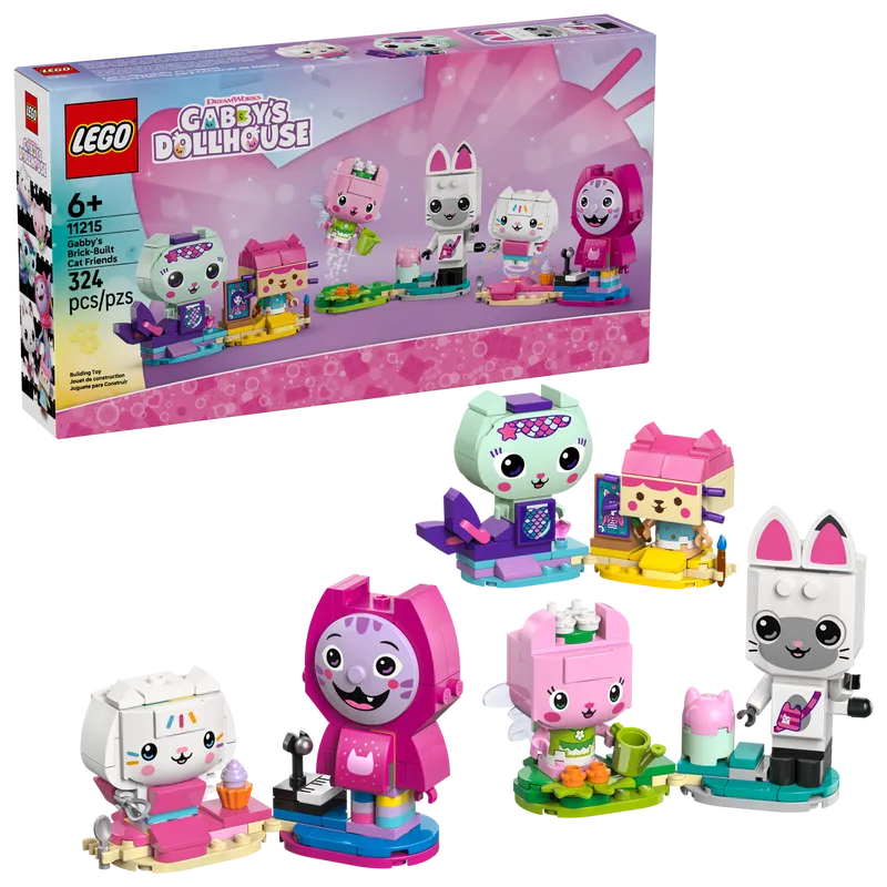 Gabby's Brick-Built Cat Friends