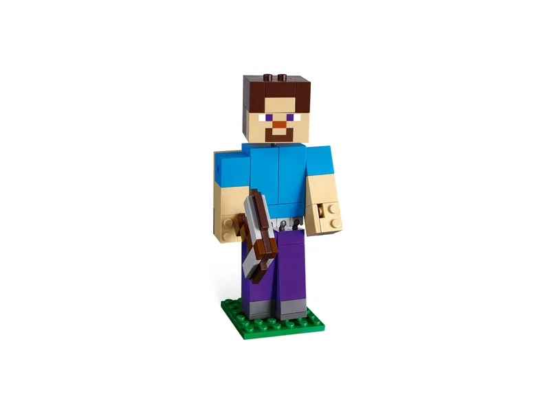 Minecraft Steve BigFig with Parrot