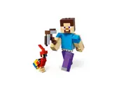 Minecraft Steve BigFig with Parrot