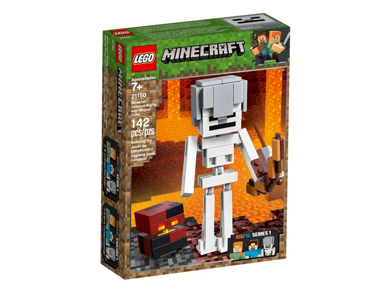 Minecraft Skeleton BigFig with Magma Cube