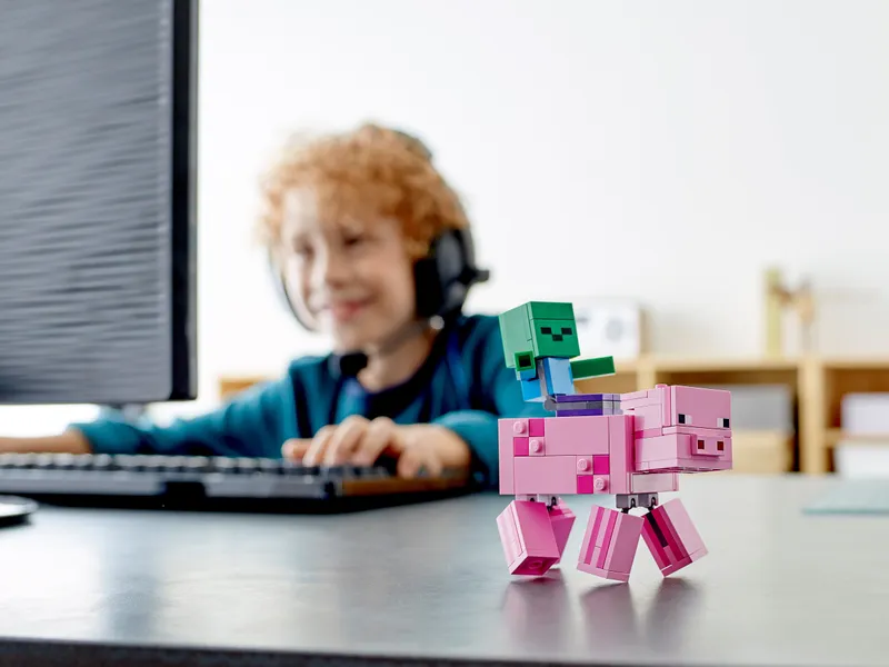 BigFig Pig with Baby Zombie