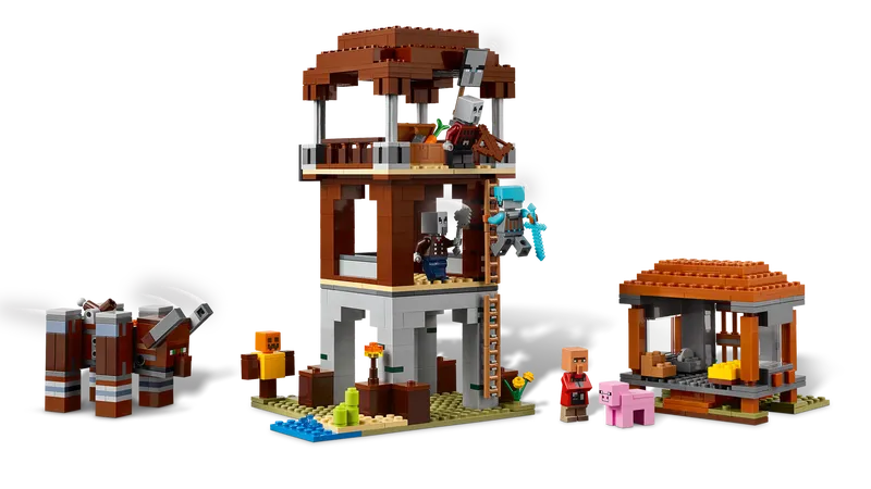 The Pillager Outpost and Ravager