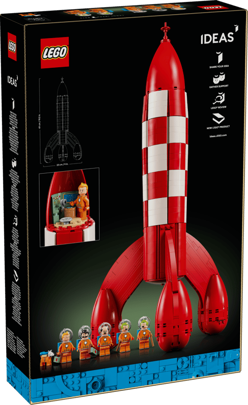 Tintin Moon Rocket