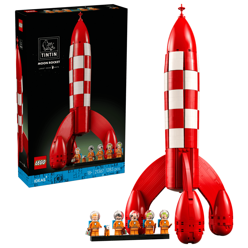 Tintin Moon Rocket