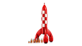 Tintin Moon Rocket