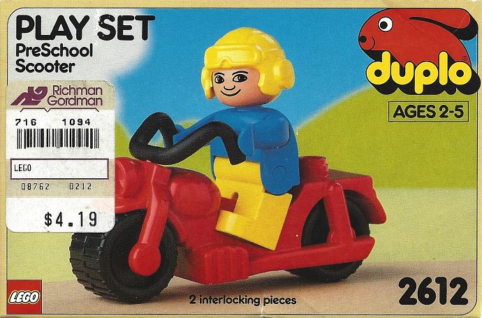 Motorbike & Rider (PreSchool Scooter)