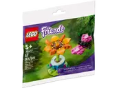 Garden Flower and Butterfly