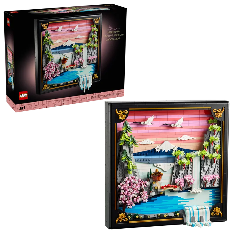 Japanese Cherry Blossom Landscape