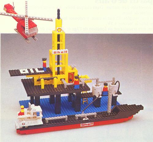Offshore Rig with Fuel Tanker Offshore Rig with Fuel Tanker