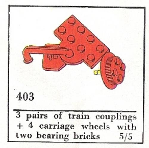 Train Couplers and Wheels (The Building Toy) Train Couplers and Wheels (The Building Toy)