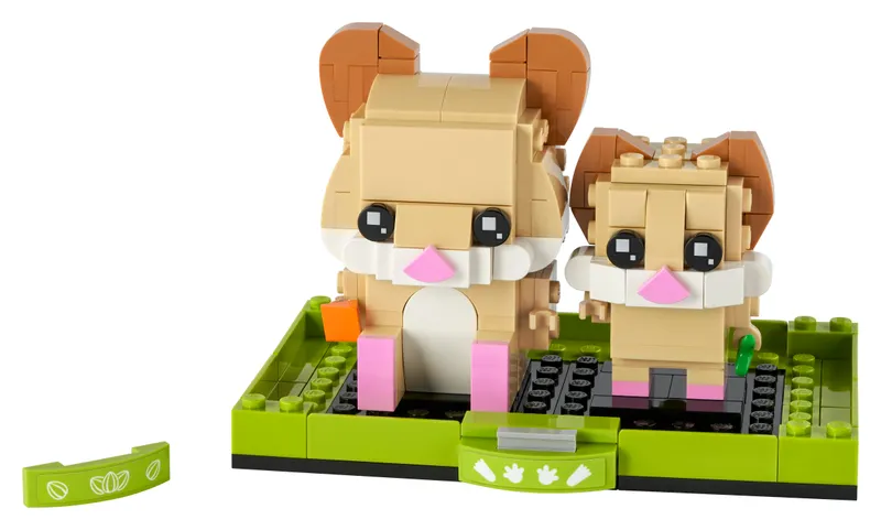 Hamster and Baby Hamster