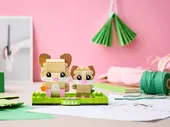 Hamster and Baby Hamster