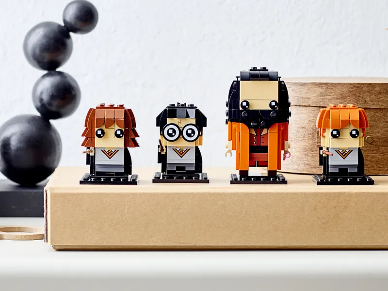 Harry, Hermione, Ron & Hagrid