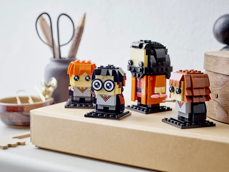 Harry, Hermione, Ron & Hagrid