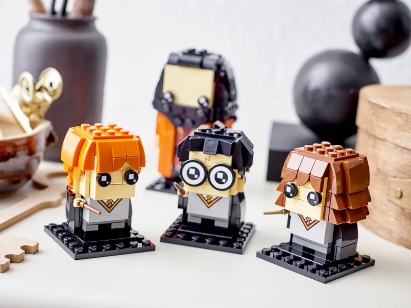 Harry, Hermione, Ron & Hagrid
