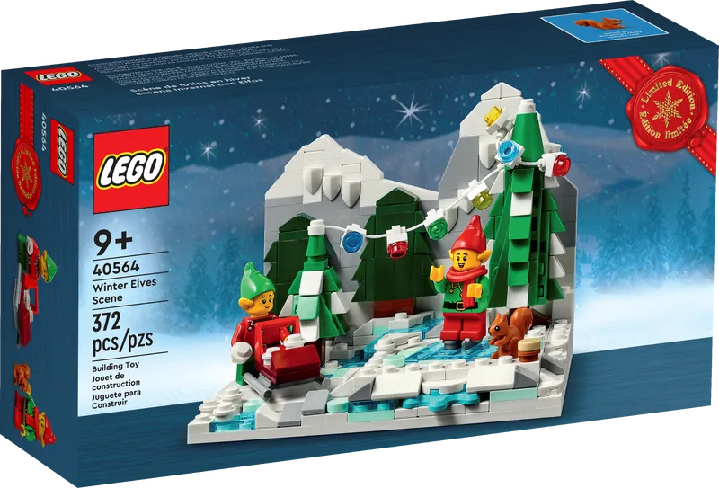 Winter Elves Scene Winter Elves Scene