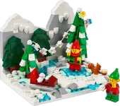 Winter Elves Scene