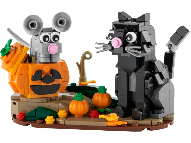 Halloween Cat & Mouse