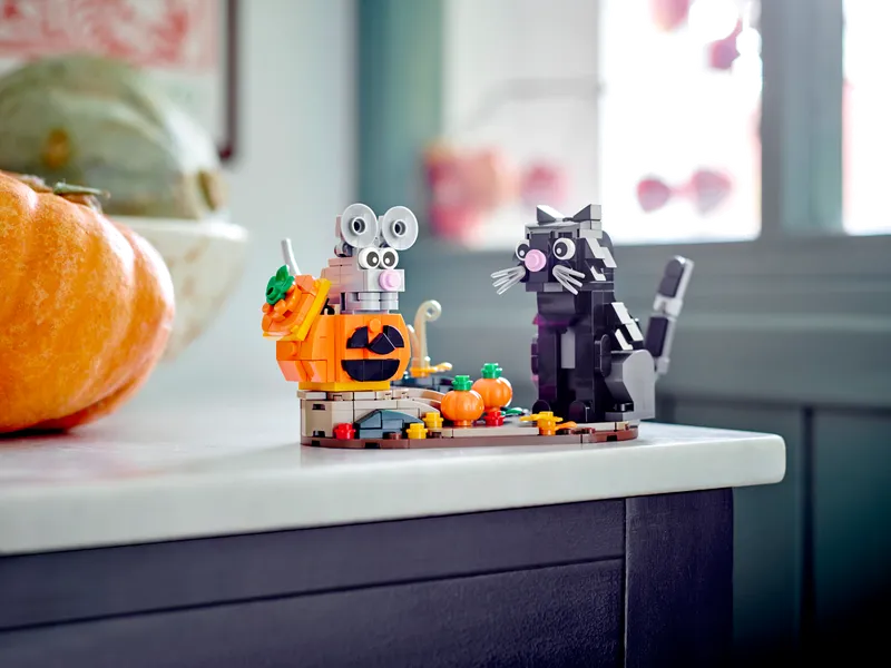 Halloween Cat & Mouse