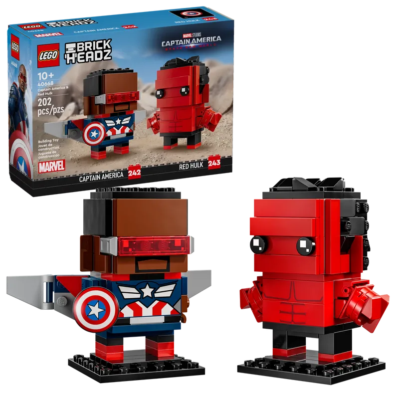 Captain America & Red Hulk Figures