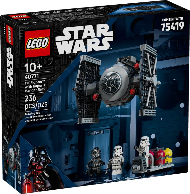 TIE Fighter with Imperial Hangar Rack