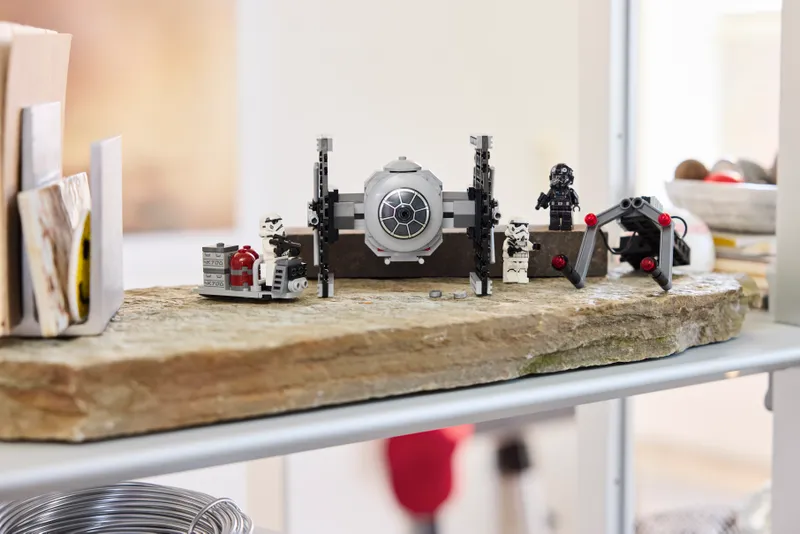TIE Fighter with Imperial Hangar Rack