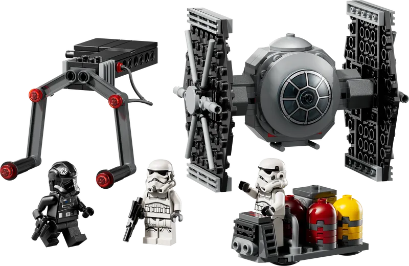 TIE Fighter with Imperial Hangar Rack