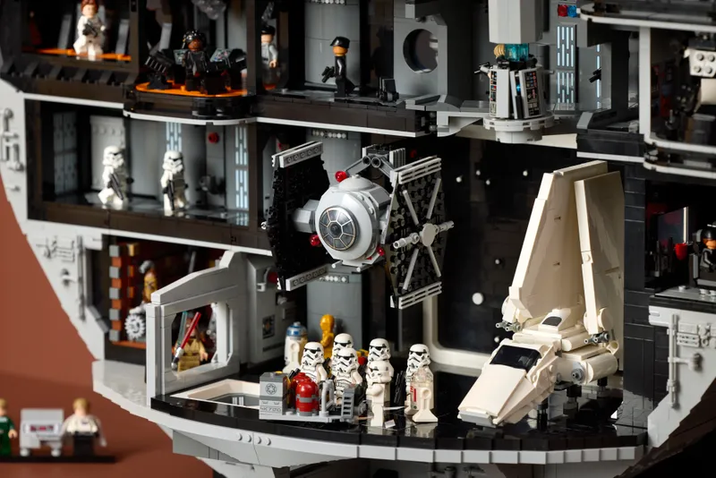 TIE Fighter with Imperial Hangar Rack