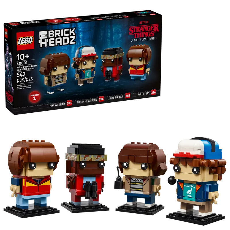 Mike, Dustin, Lucas and Will Figures