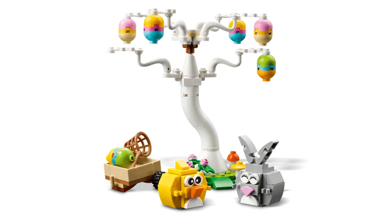 Easter Bunny and Chick Egg Hunt