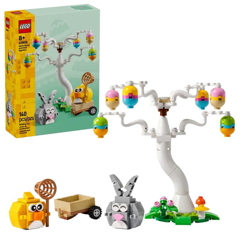 Easter Bunny and Chick Egg Hunt