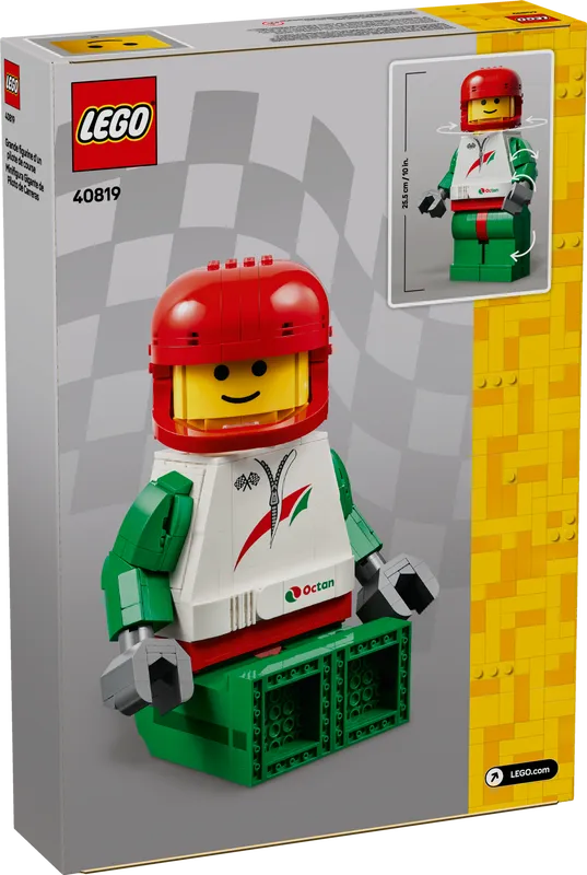 Up-Scaled Racing Driver Minifigure Up-Scaled Racing Driver Minifigure