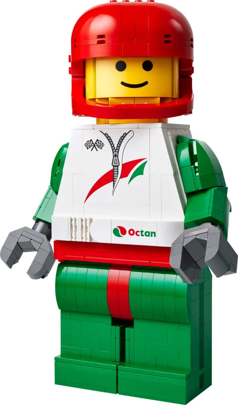 Up-Scaled Racing Driver Minifigure Up-Scaled Racing Driver Minifigure