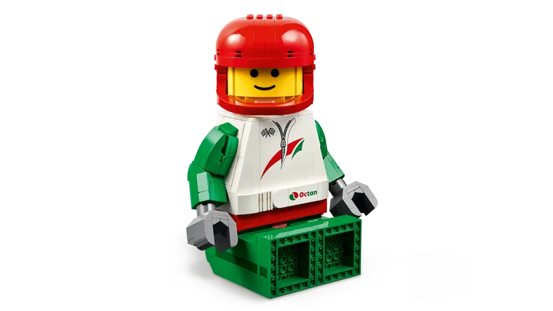 Up-Scaled Racing Driver Minifigure Up-Scaled Racing Driver Minifigure