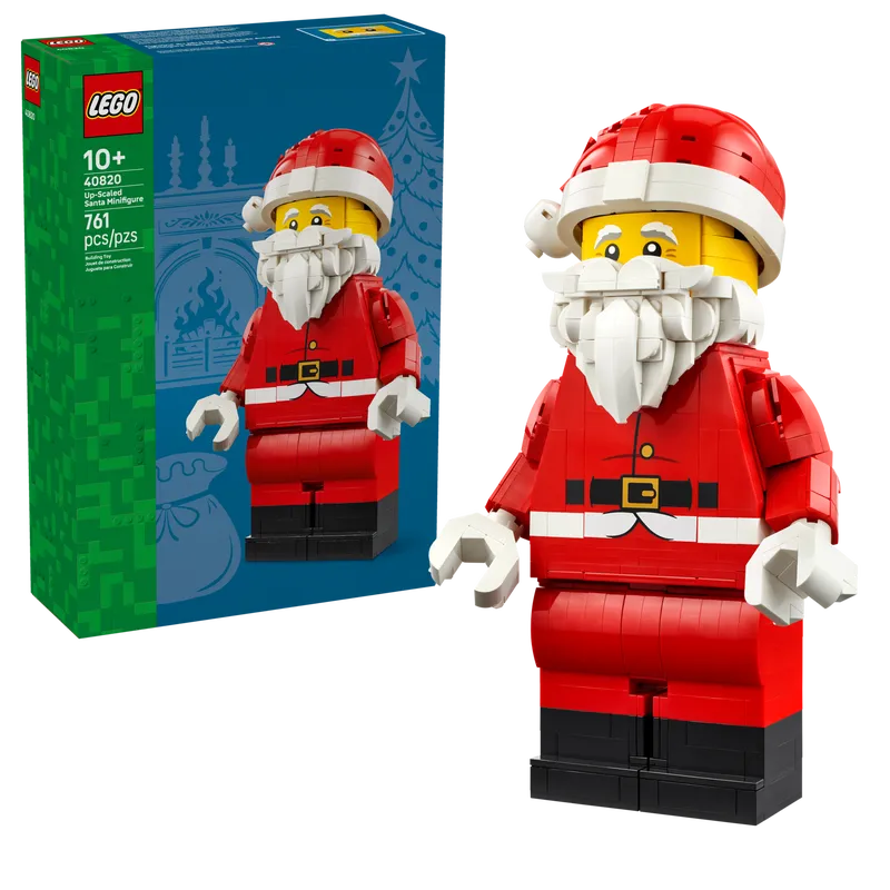 Up-Scaled Santa Minifigure