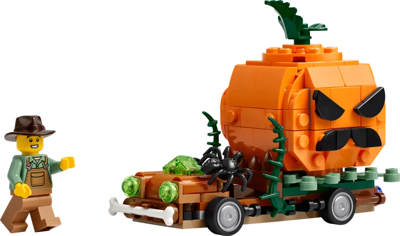 Jack-o'-Lantern Pickup Truck