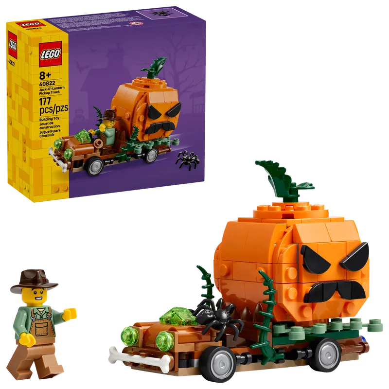 Jack-o'-Lantern Pickup Truck