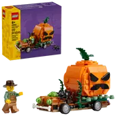 Jack-o'-Lantern Pickup Truck