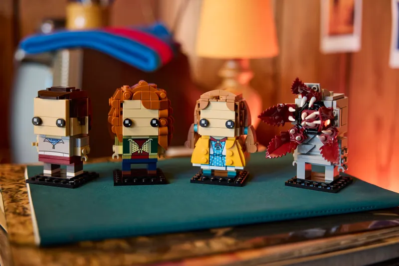 Eleven, Max, Demogorgon and Holly Figures
